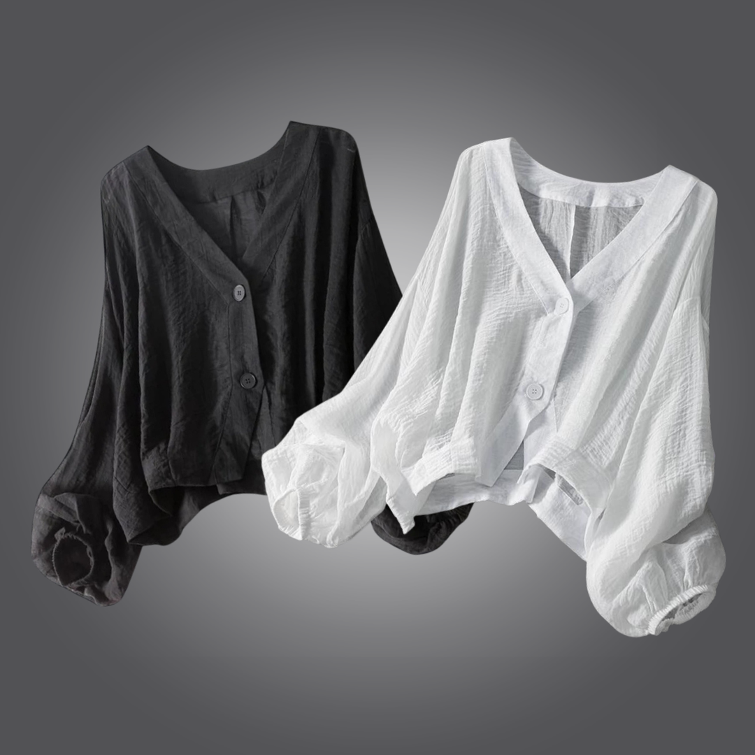 ELLA LINEN BLOUSE