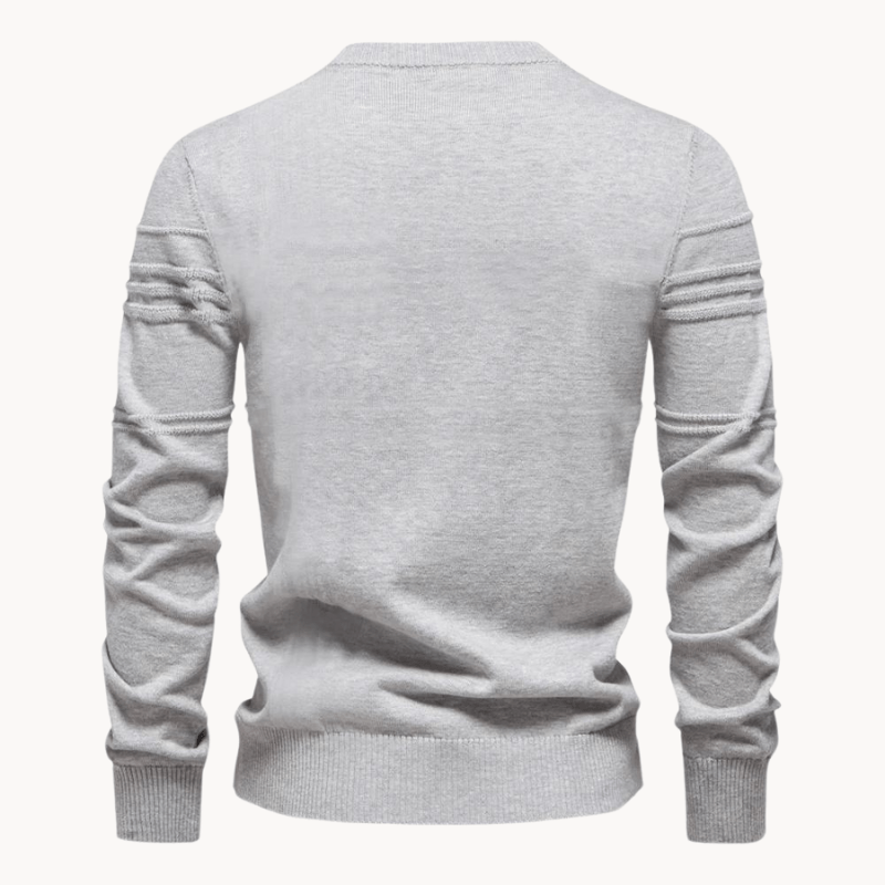Burkhard Stylish Men's Pullover with Classic Checkered Design