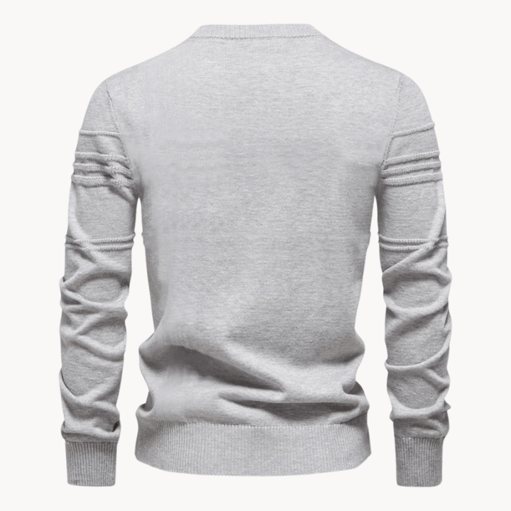 Burkhard Stylish Men's Pullover with Classic Checkered Design