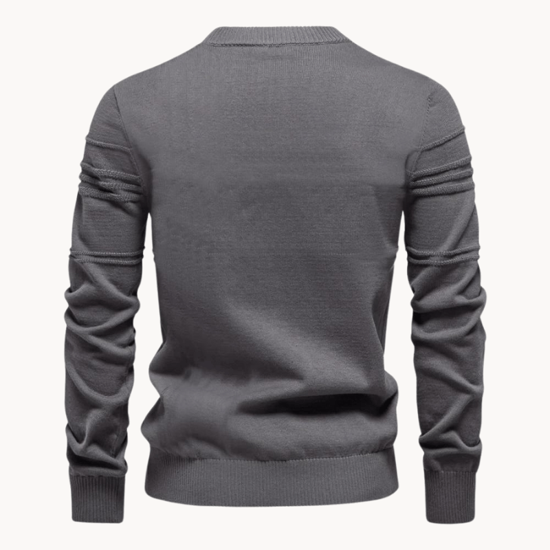 Burkhard Stylish Men's Pullover with Classic Checkered Design