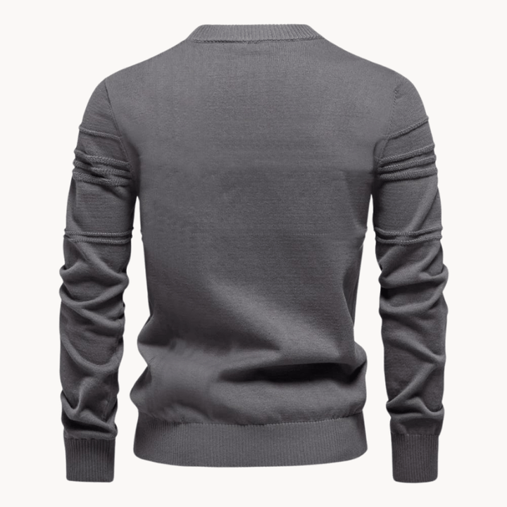 Burkhard Stylish Men's Pullover with Classic Checkered Design