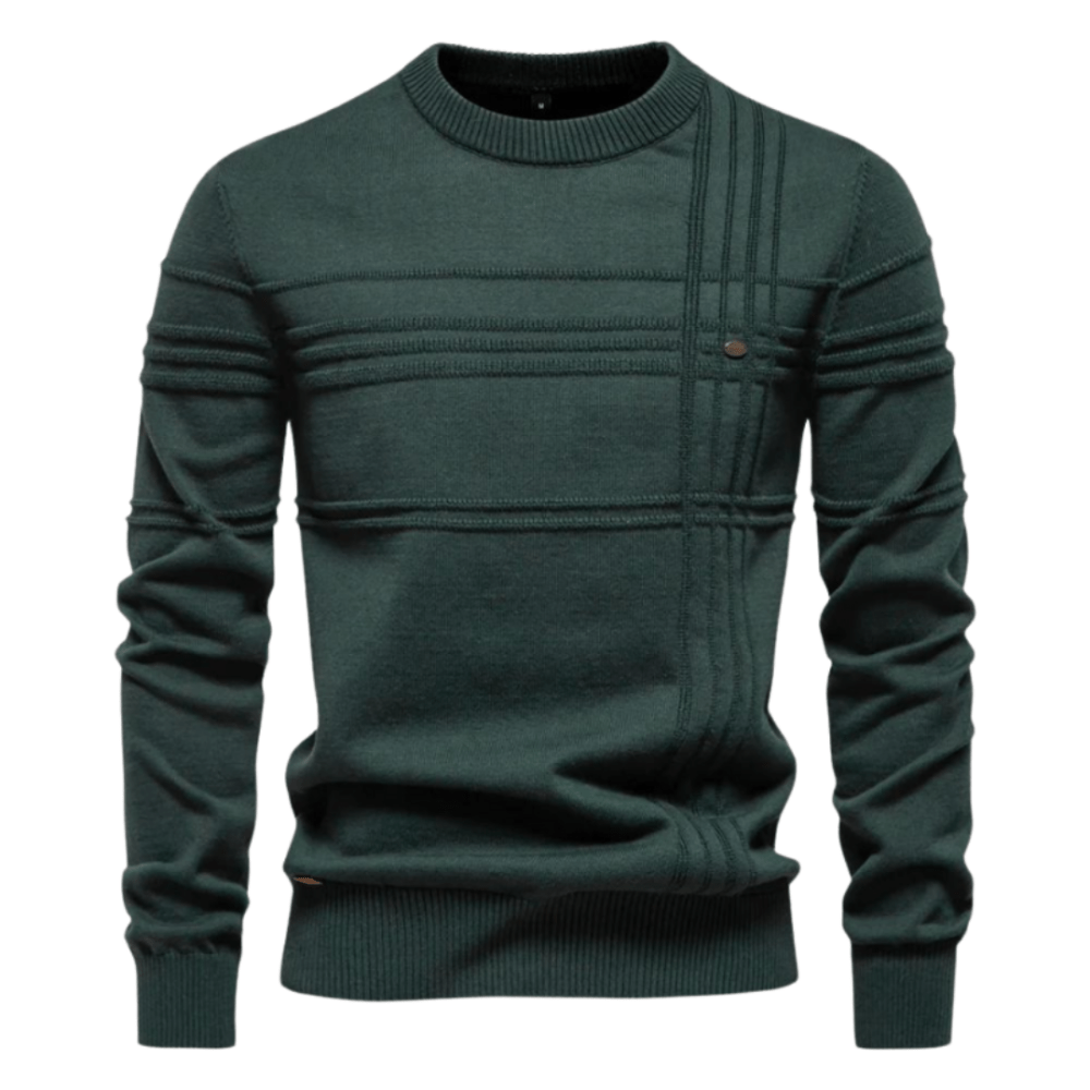 Burkhard Stylish Men's Pullover with Classic Checkered Design