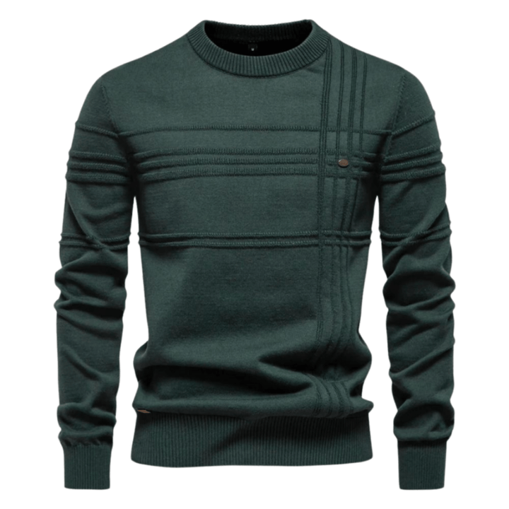 Burkhard Stylish Men's Pullover with Classic Checkered Design