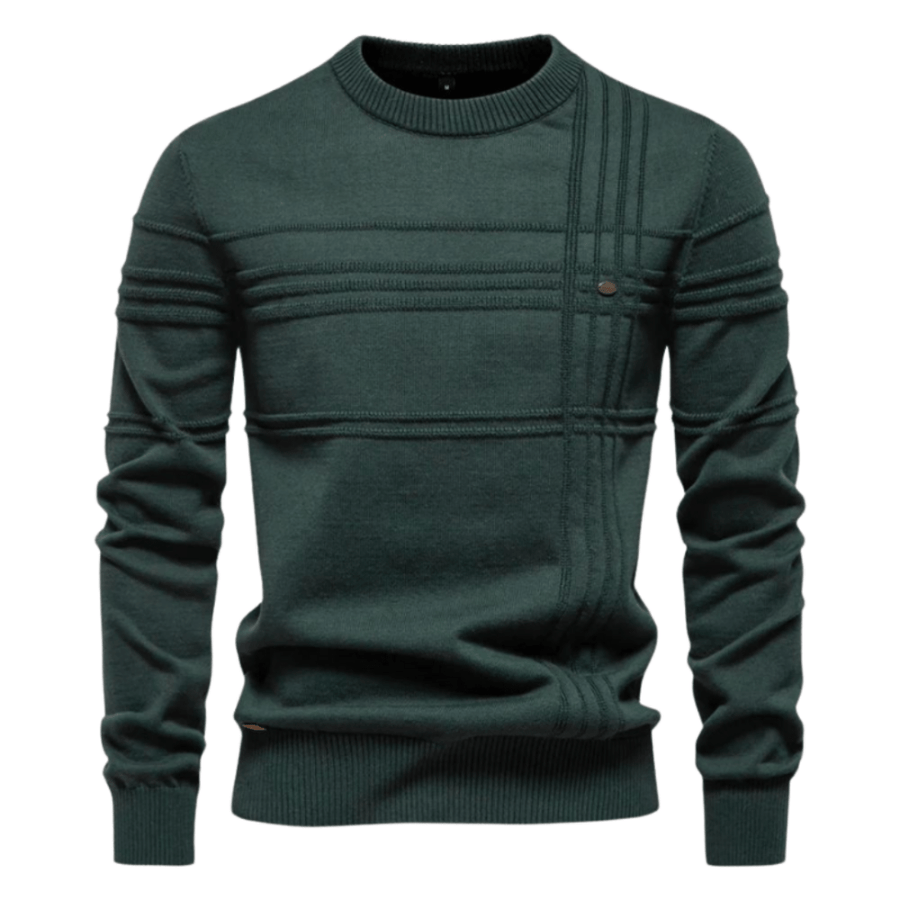 Burkhard Stylish Men's Pullover with Classic Checkered Design