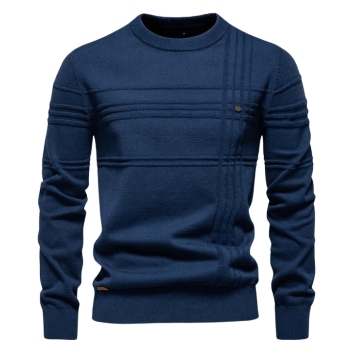 Burkhard Stylish Men's Pullover with Classic Checkered Design