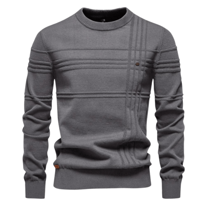 Burkhard Stylish Men's Pullover with Classic Checkered Design