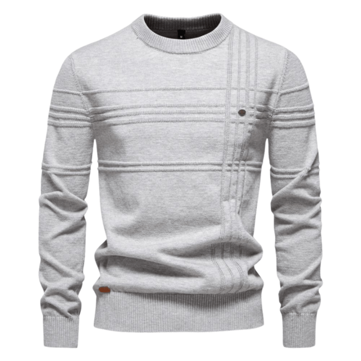 Burkhard Stylish Men's Pullover with Classic Checkered Design