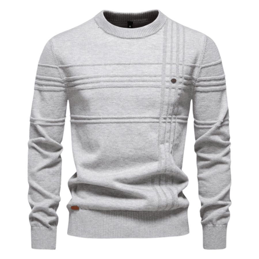 Burkhard Stylish Men's Pullover with Classic Checkered Design