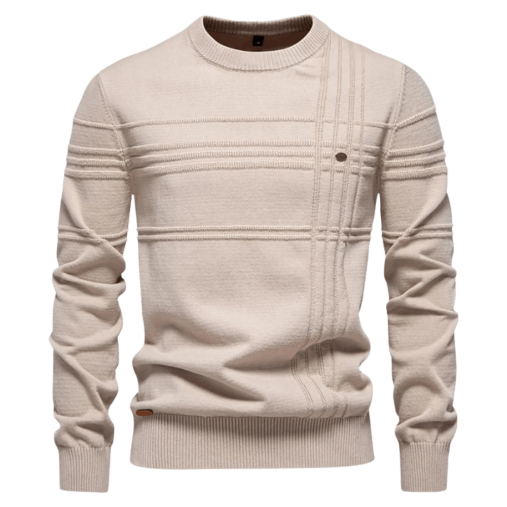 Burkhard Stylish Men's Pullover with Classic Checkered Design