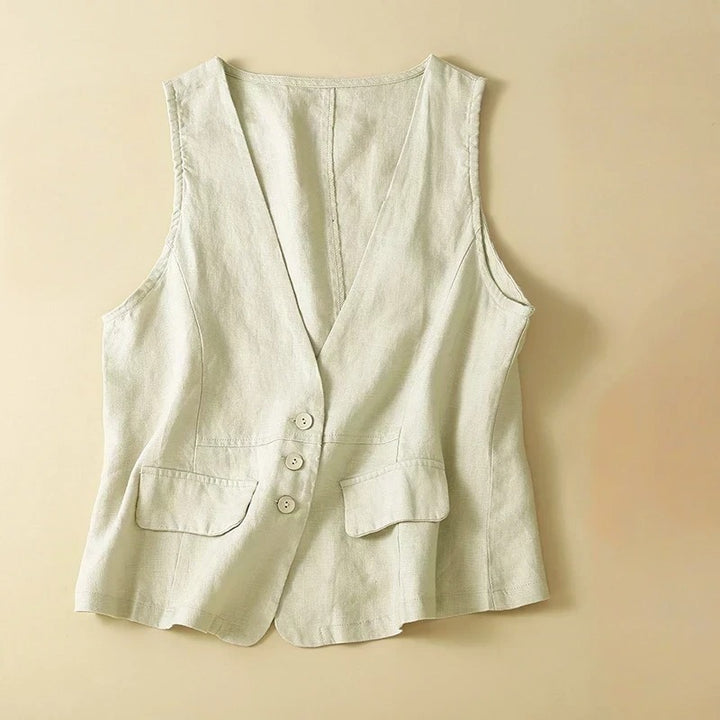 BIANCA LINEN VEST
