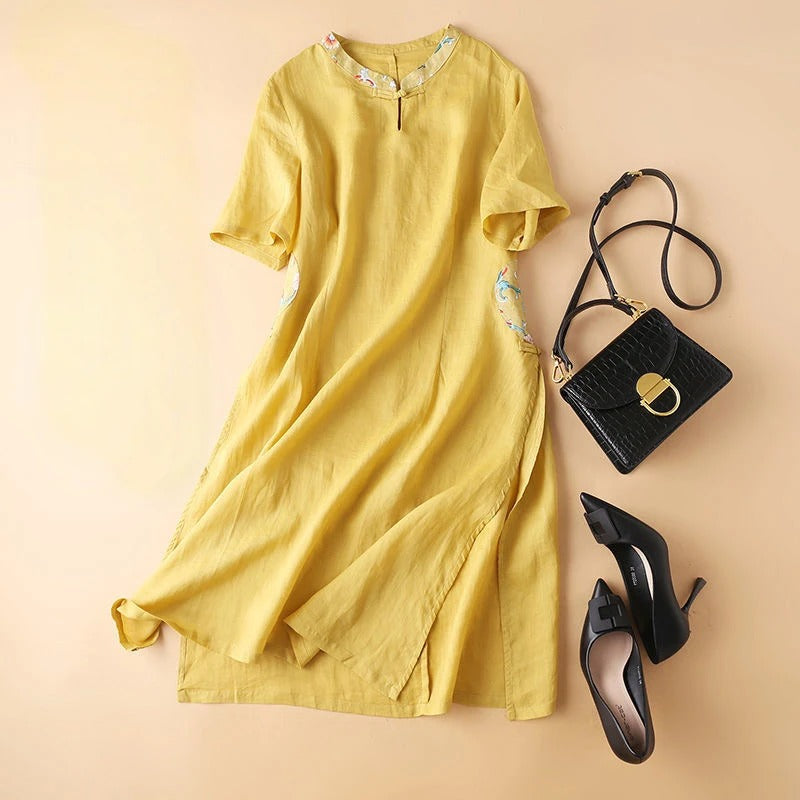 NOA LINEN DRESS