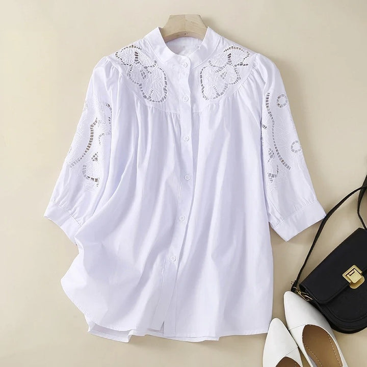 JESSICA LINEN BLOUSE