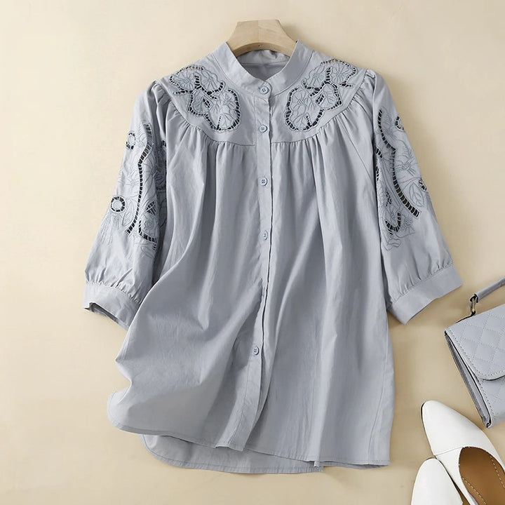 JESSICA LINEN BLOUSE