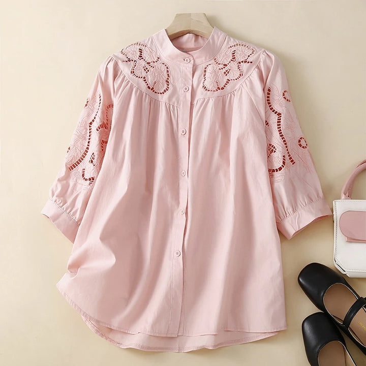 JESSICA LINEN BLOUSE