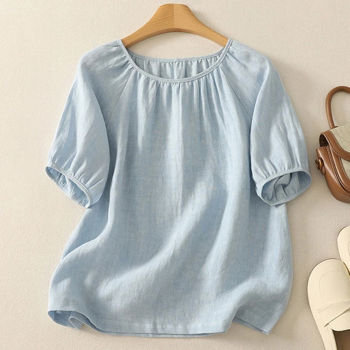 CLARA LINEN BLOUSE