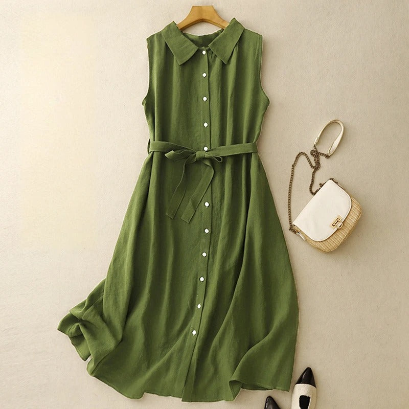 IRIS LINEN DRESS
