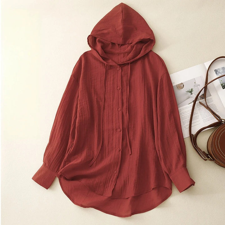 ADELE LINEN HOODIE