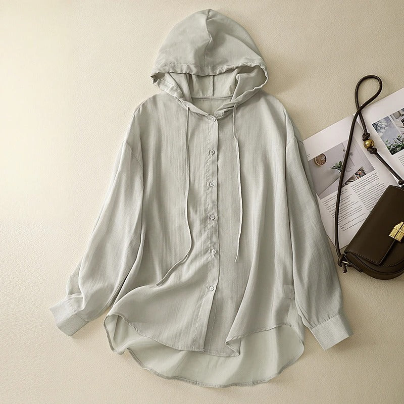 ADELE LINEN HOODIE