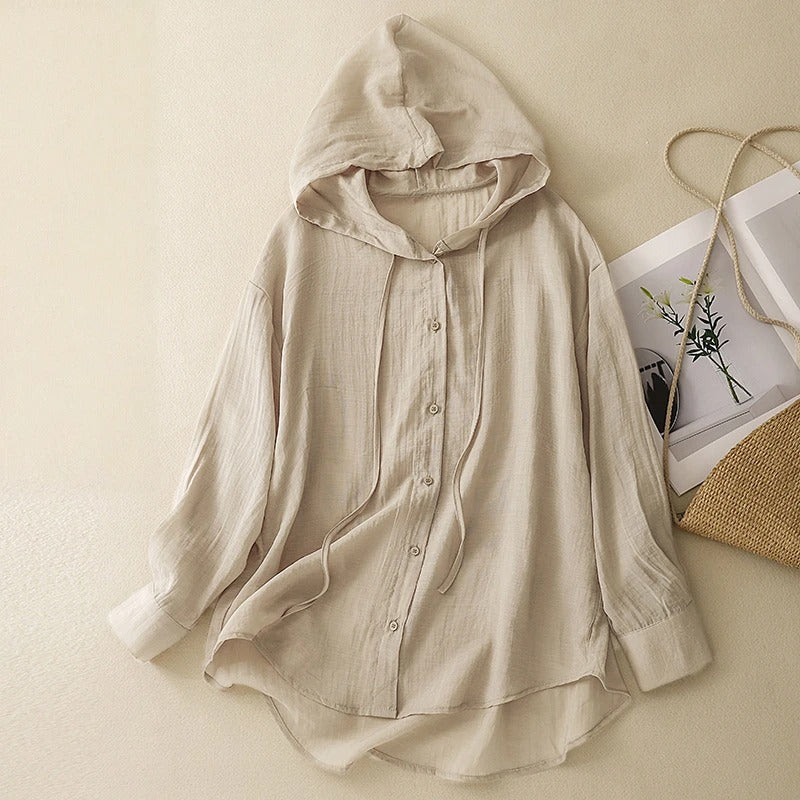 ADELE LINEN HOODIE