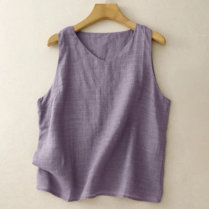 SABRINA LINEN VEST