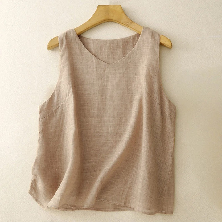 SABRINA LINEN VEST