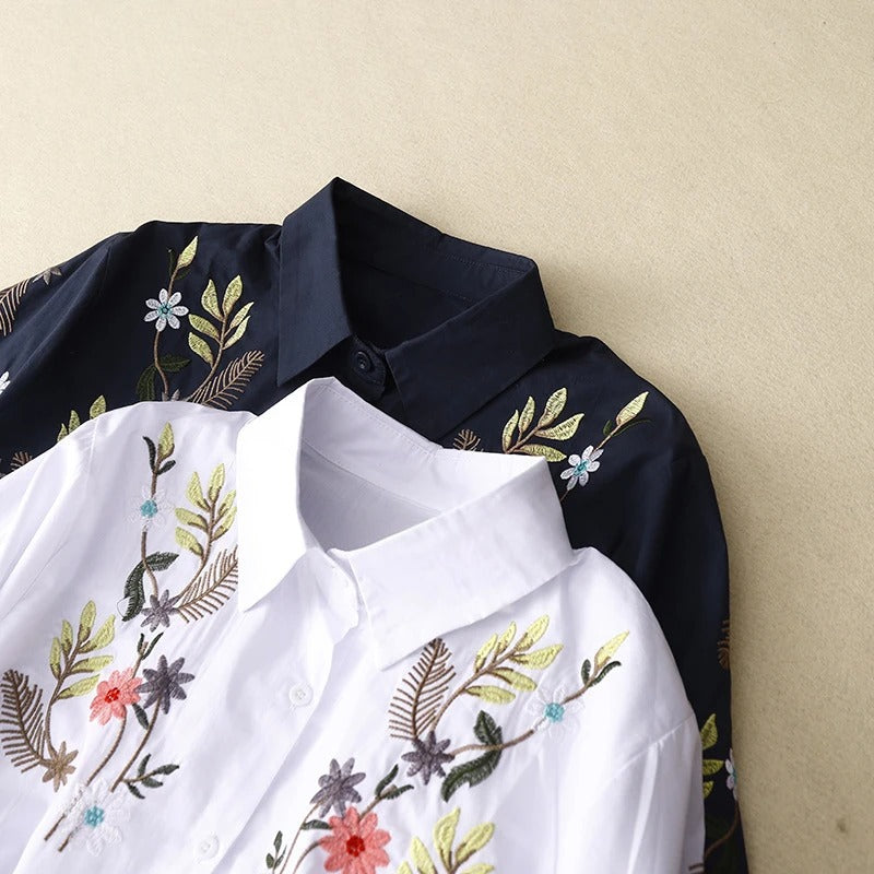 DANIELLE LINEN BLOUSE