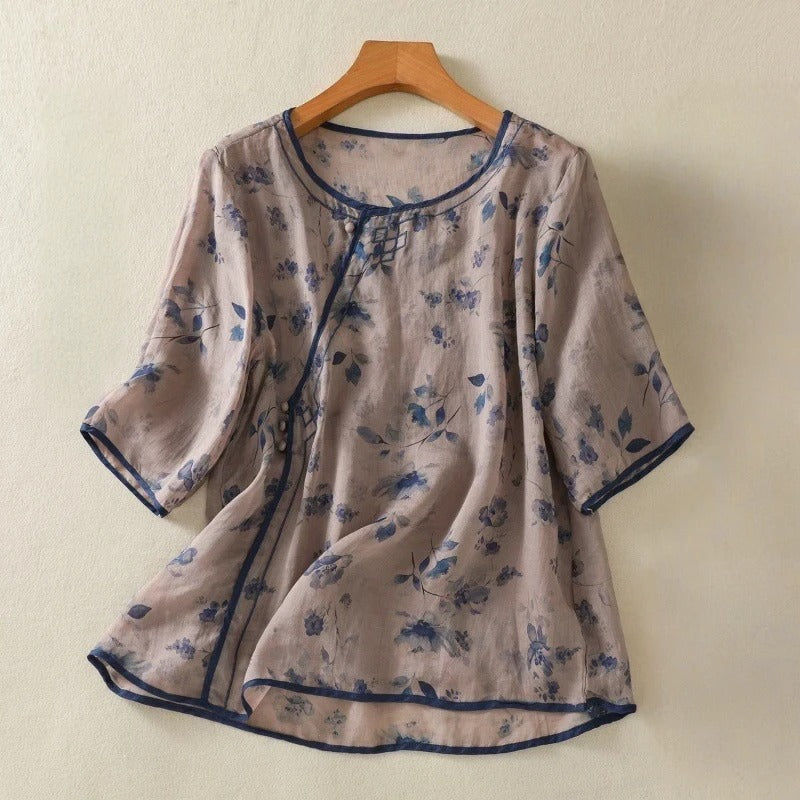 JASMINE LINEN BLOUSE