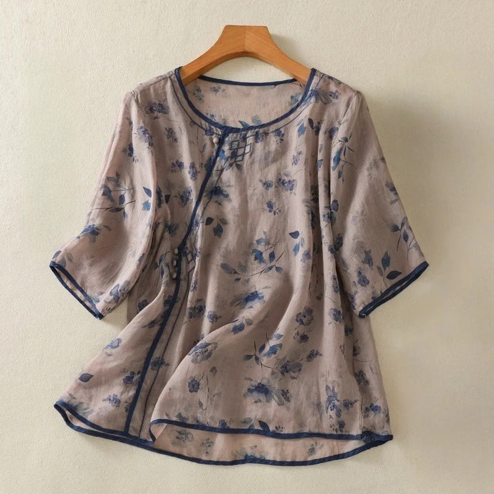 JASMINE LINEN BLOUSE