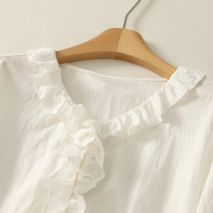 BIANCA LINEN BLOUSE