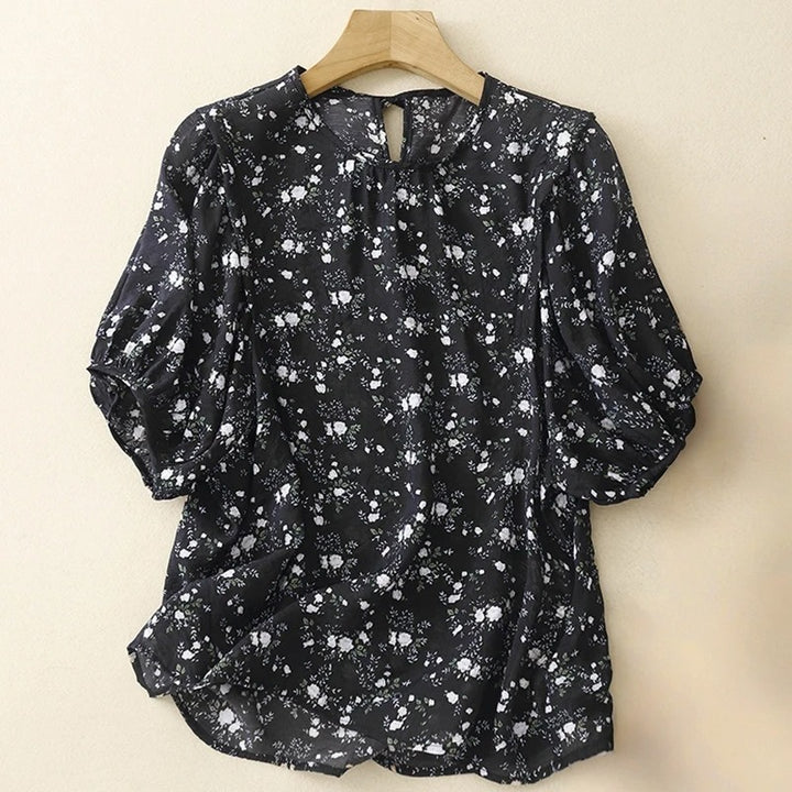 ARIA LINEN BLOUSE