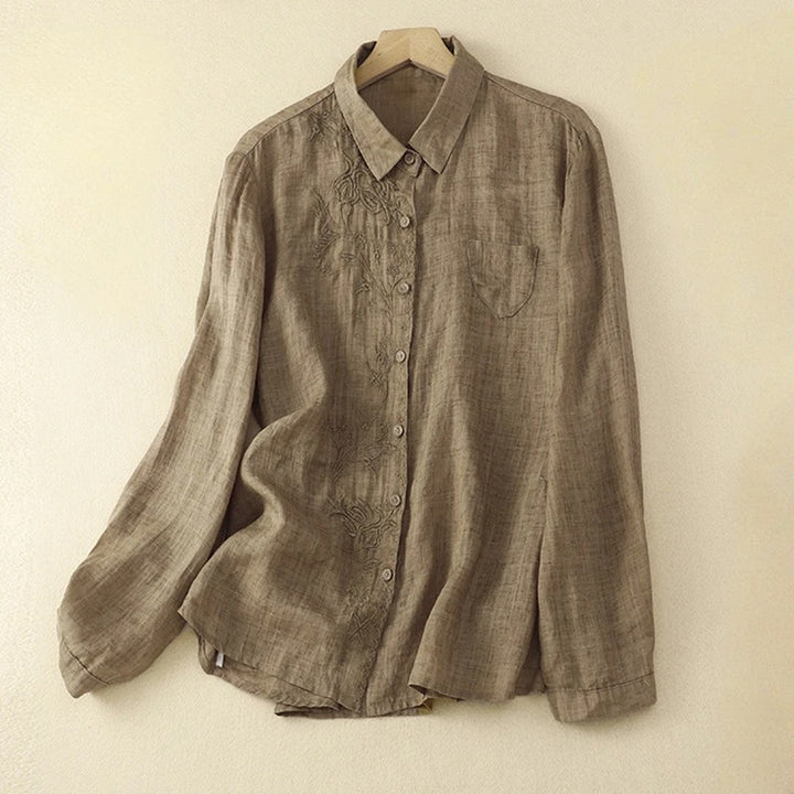 KEIRA LINEN BLOUSE