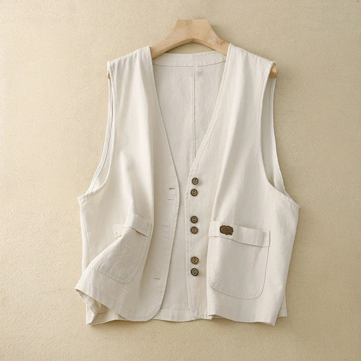 HELENA LINEN VEST