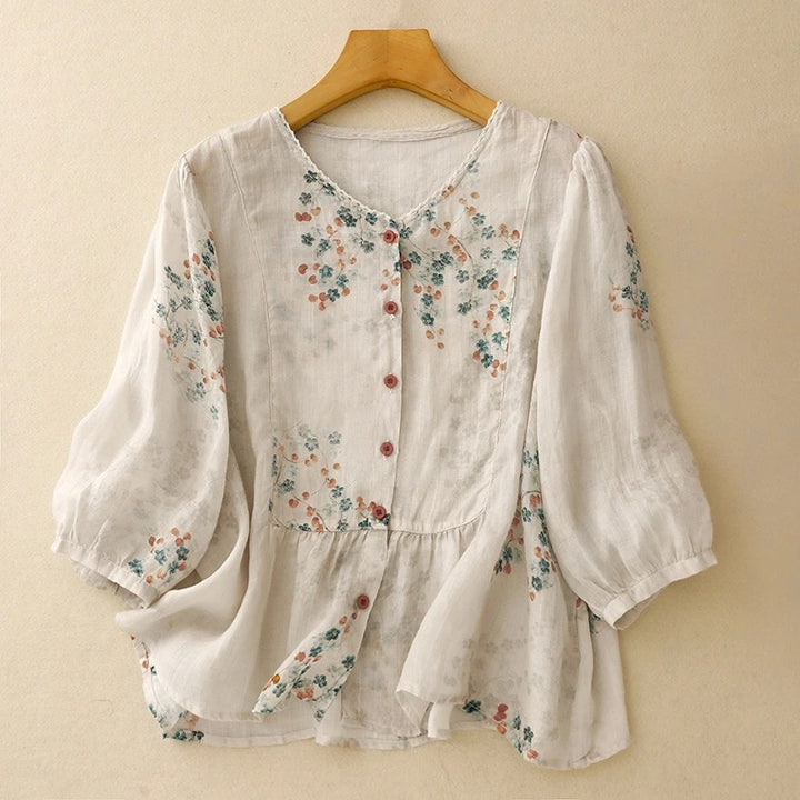 KALA LINEN BLOUSE