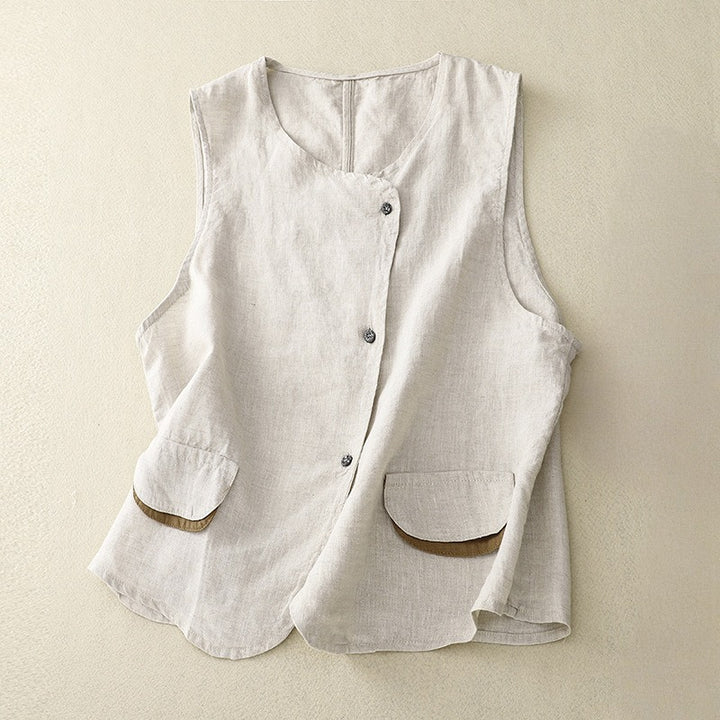 TERRA LINEN VEST