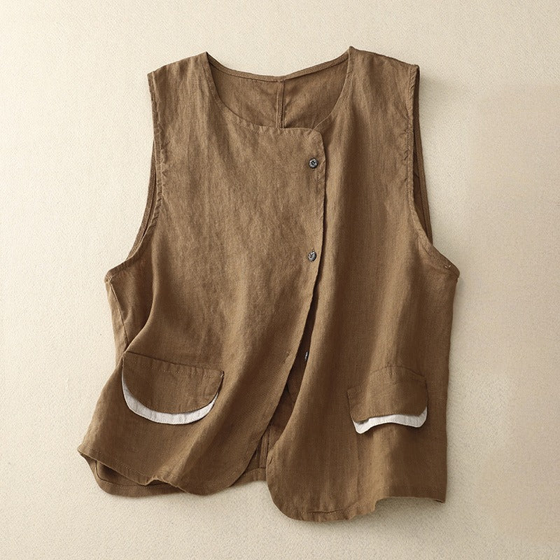 TERRA LINEN VEST