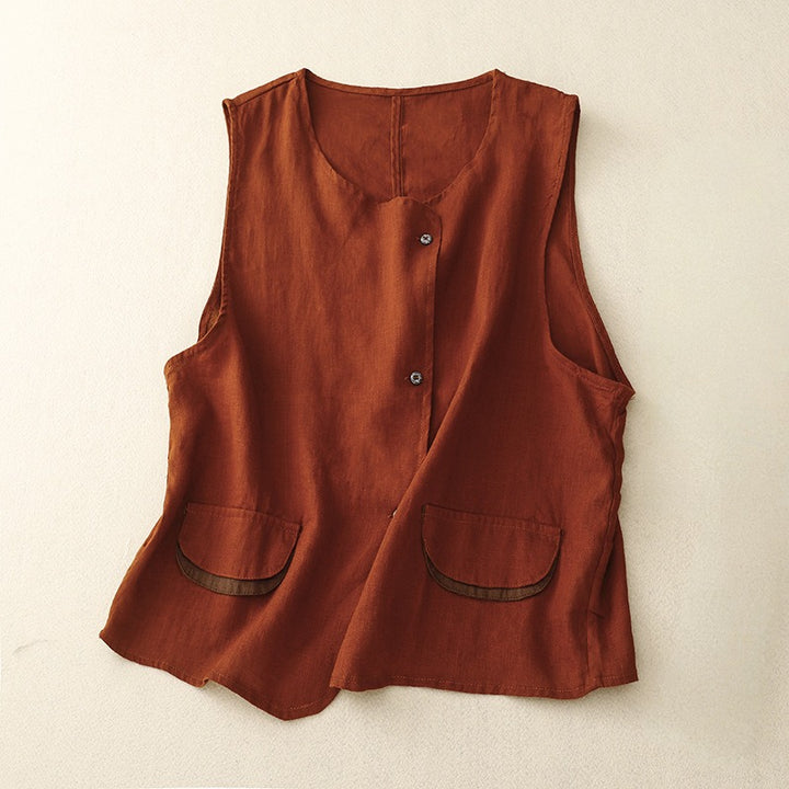 TERRA LINEN VEST