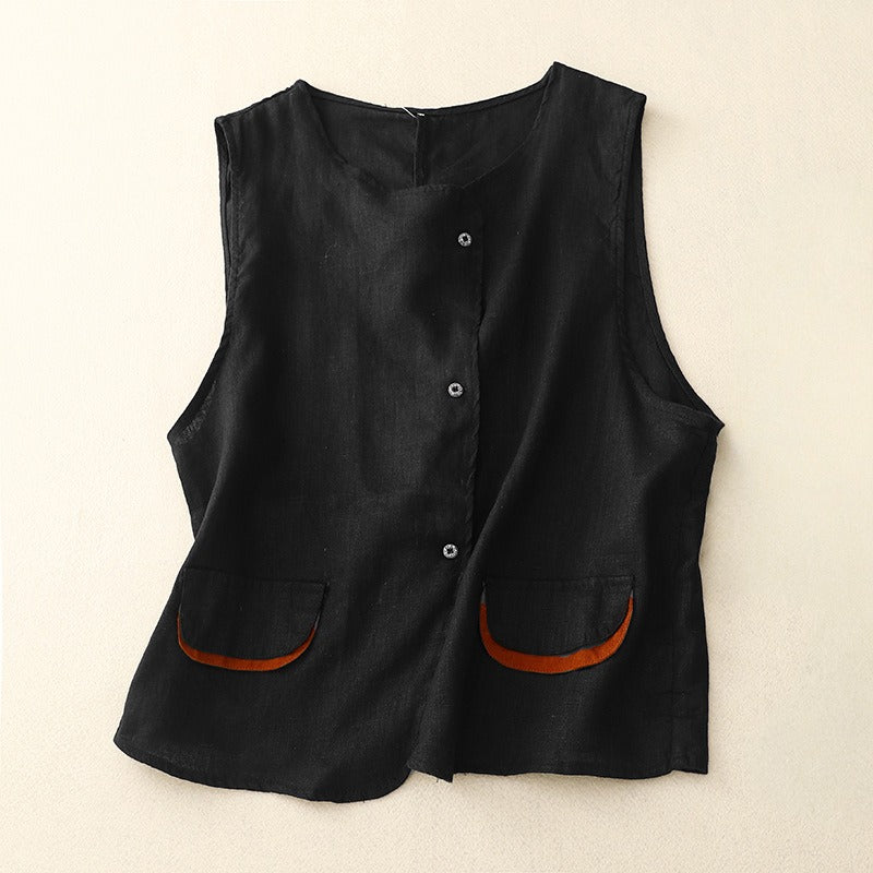 TERRA LINEN VEST