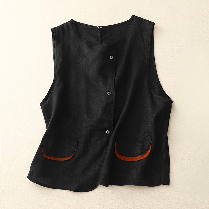 TERRA LINEN VEST