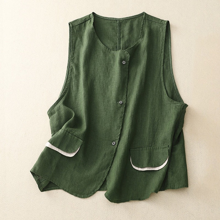 TERRA LINEN VEST
