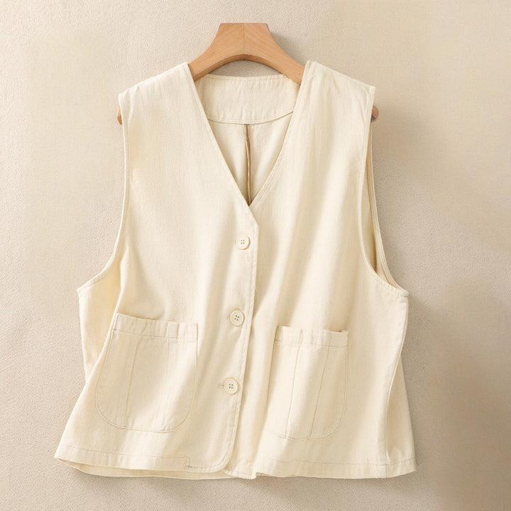 DANA LINEN VEST