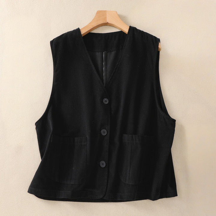 DANA LINEN VEST