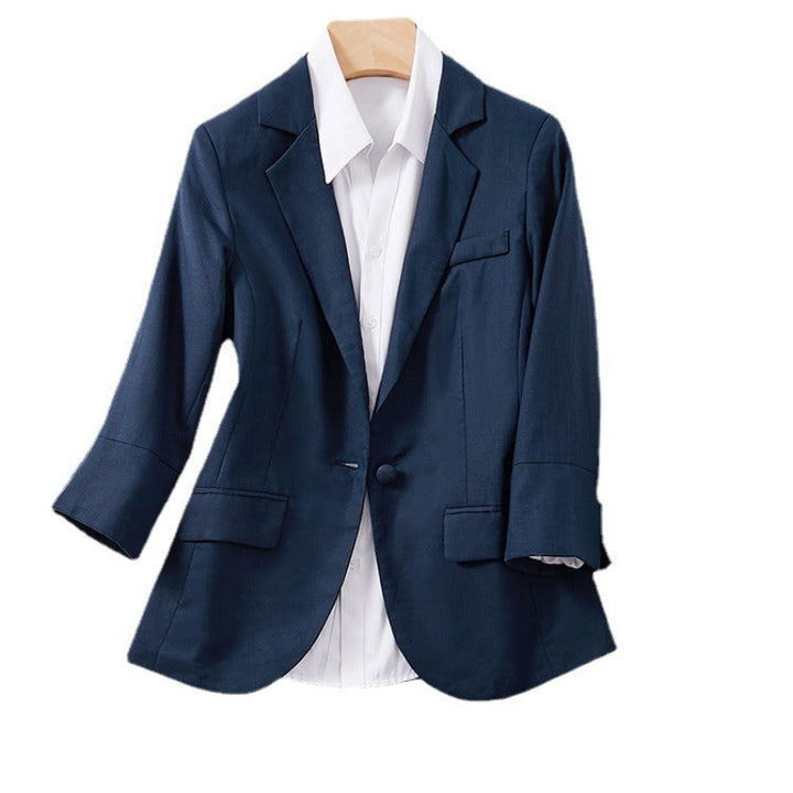 AYALA LINEN BLAZER