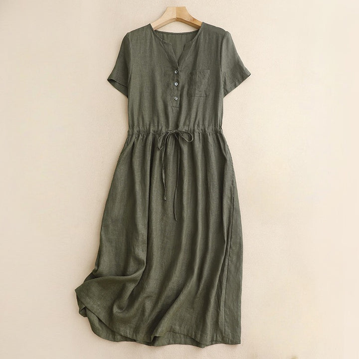 EMILY LINEN DRESS