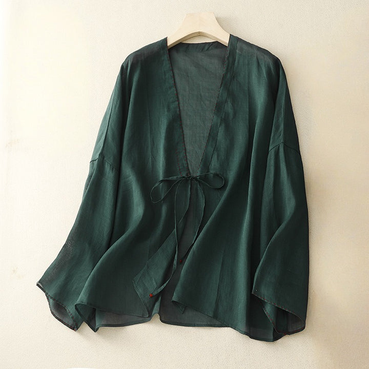 FIONA LINEN BLOUSE