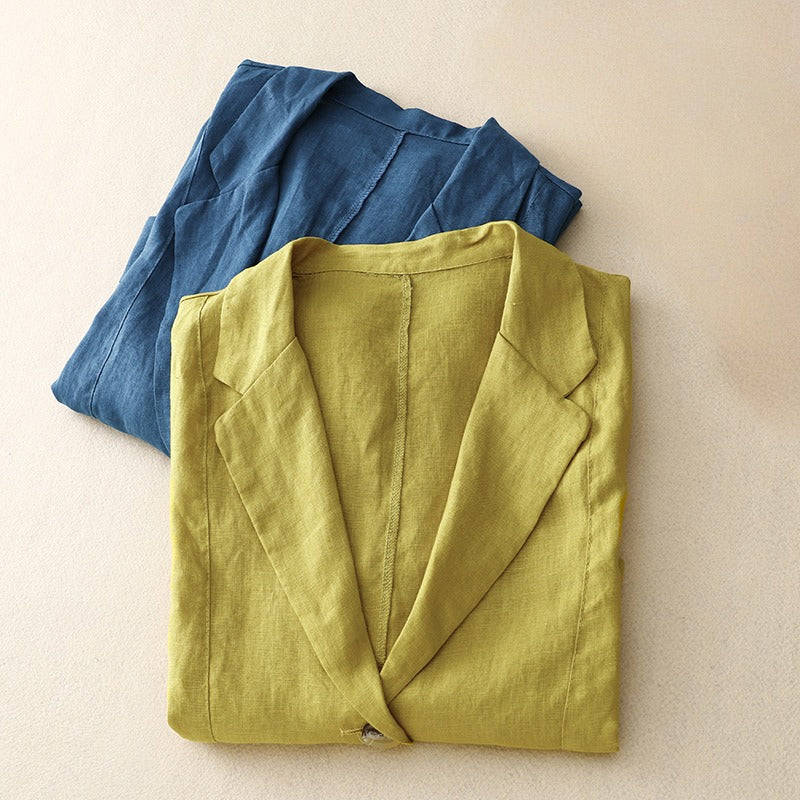 LOLA LINEN BLAZER