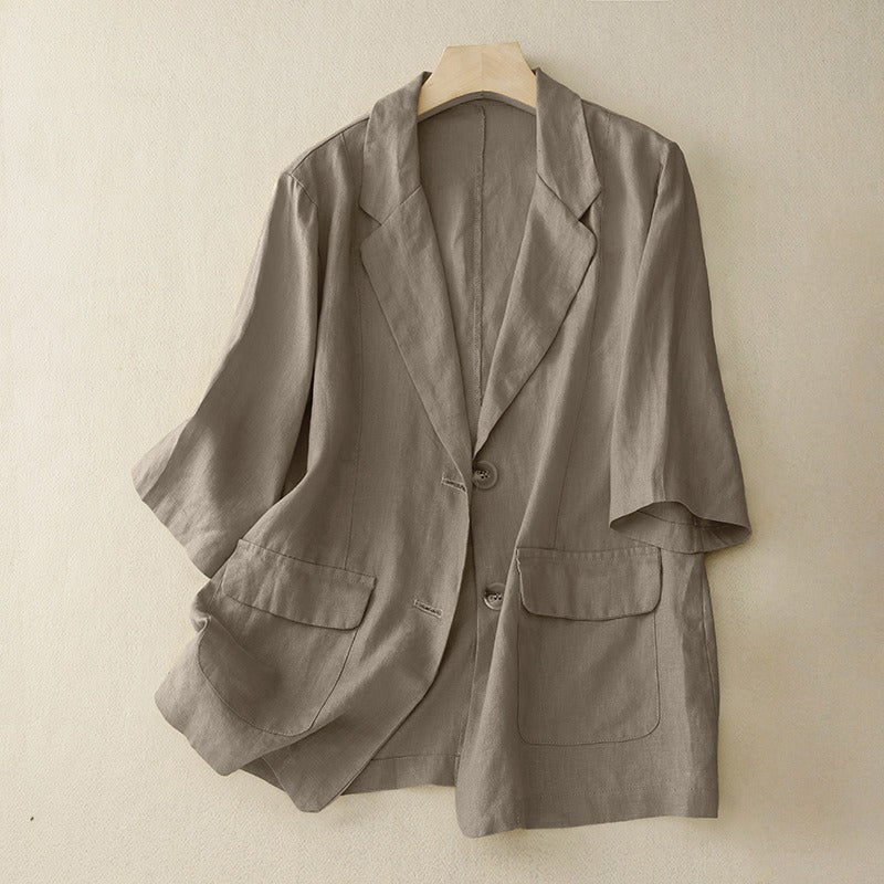 LOLA LINEN BLAZER