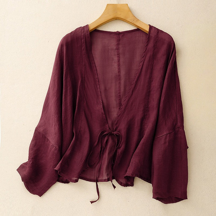 MARY LINEN CARDIGAN