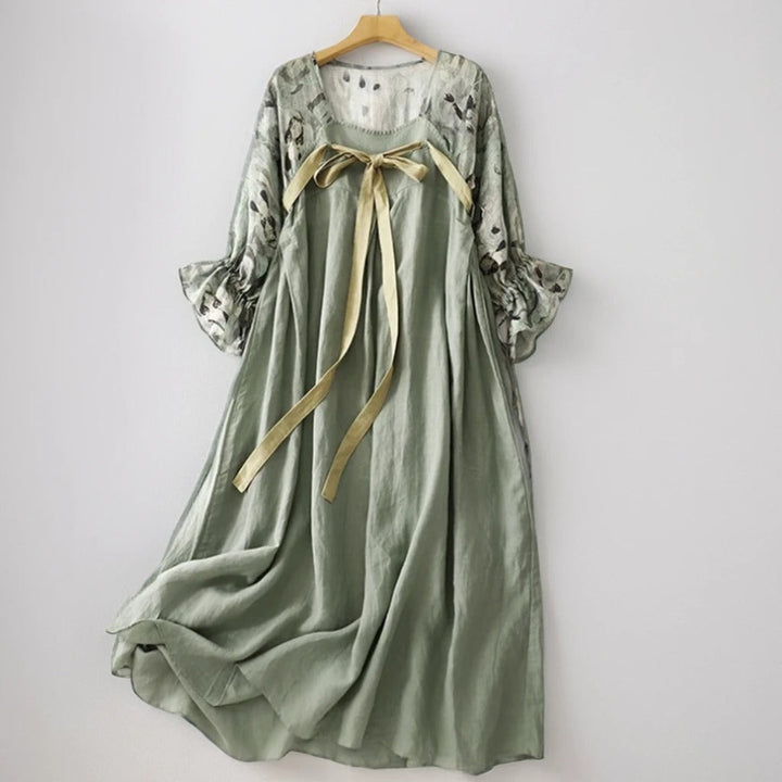 VALENCIA LINEN DRESS
