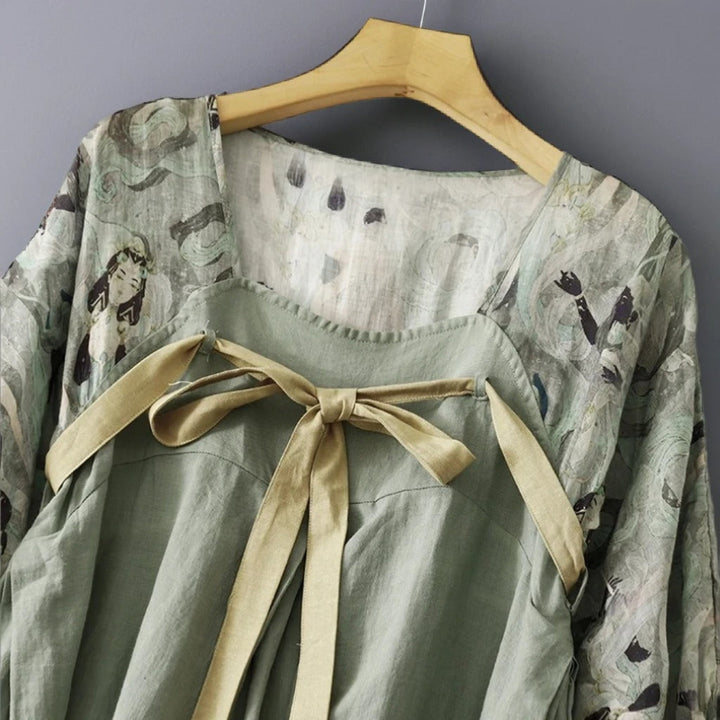 VALENCIA LINEN DRESS