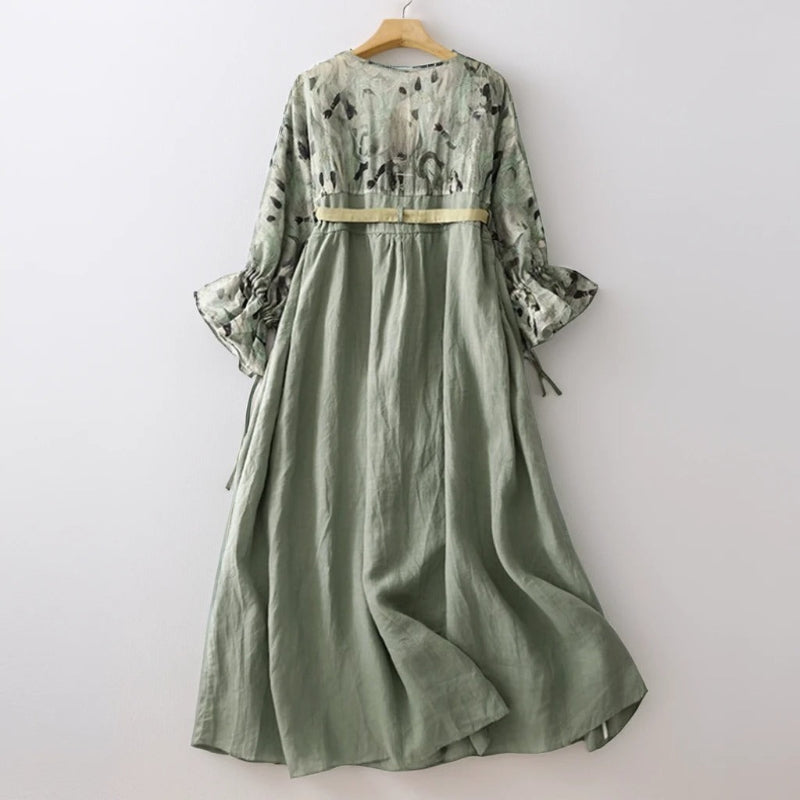 VALENCIA LINEN DRESS